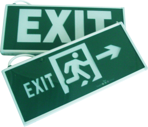 Cosine Developments, emergency lighting, smart product, durban, south africa, LED Double Sided Exit sign