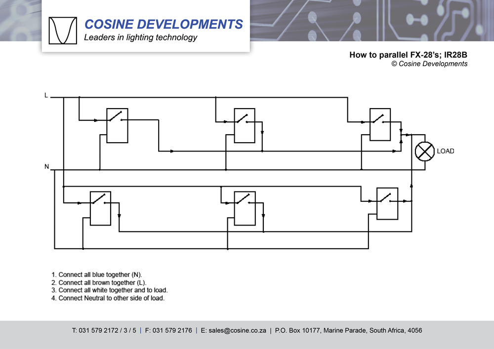 Wiring Diagrams - Cosine Developments 24vdc photocell wiring diagram 